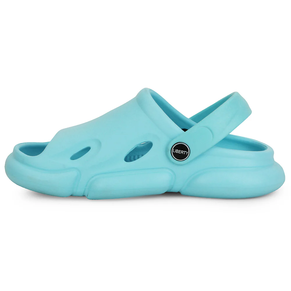 A-HA Sea Green Casual Clogs For Kids BEACHFIT01 By Liberty - Image 3