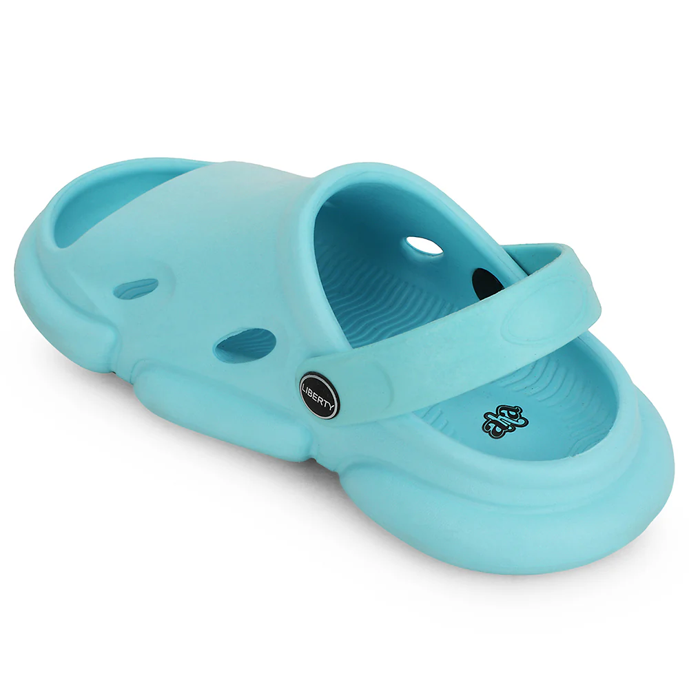 A-HA Sea Green Casual Clogs For Kids BEACHFIT01 By Liberty - Image 4