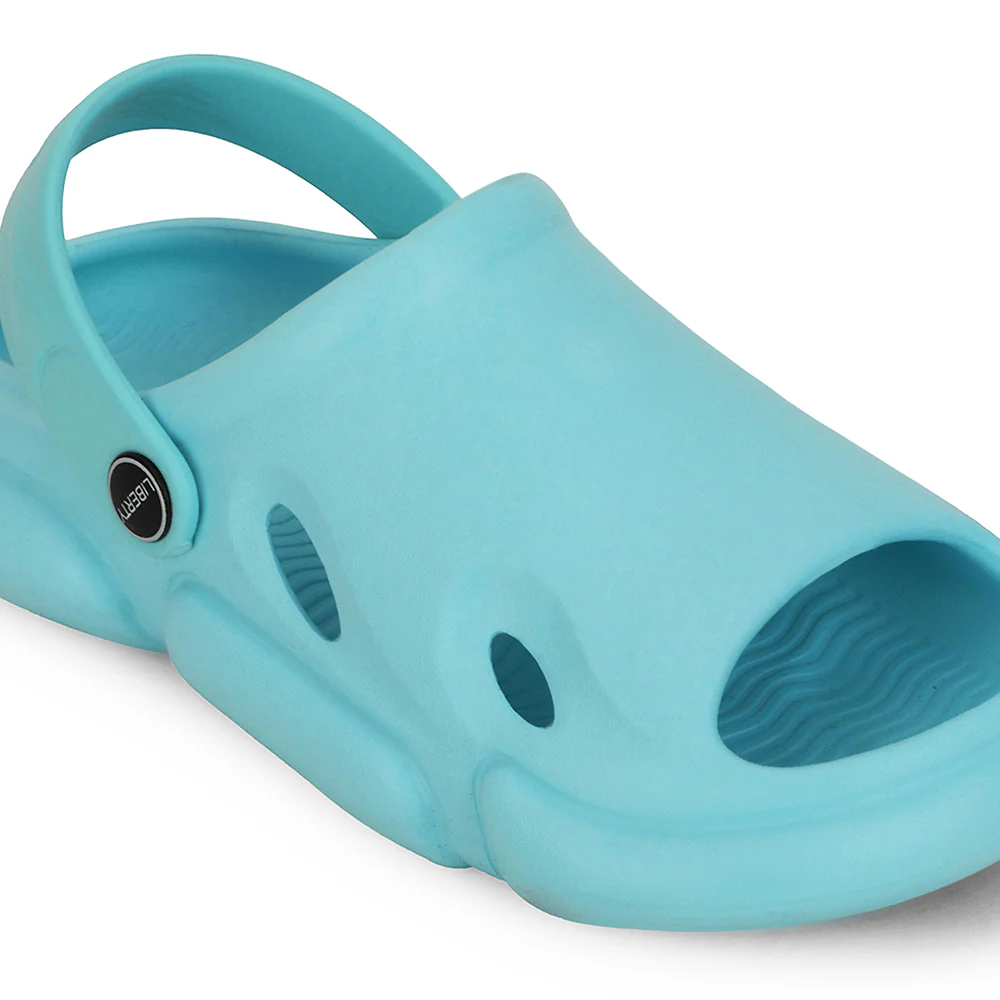 A-HA Sea Green Casual Clogs For Kids BEACHFIT01 By Liberty - Image 5