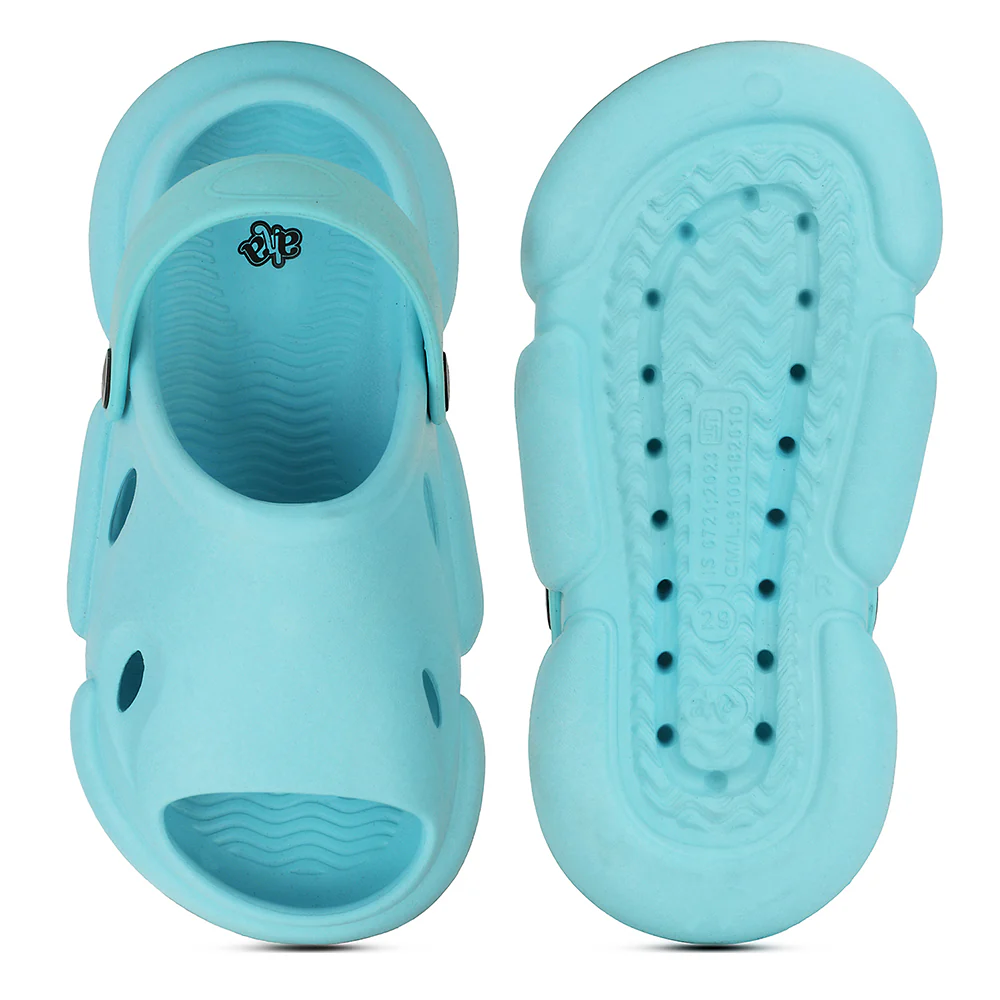 A-HA Sea Green Casual Clogs For Kids BEACHFIT01 By Liberty - Image 7