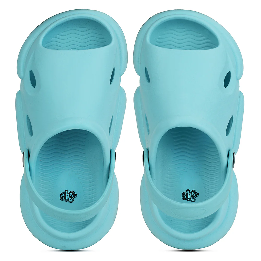 A-HA Sea Green Casual Clogs For Kids BEACHFIT01 By Liberty - Image 8