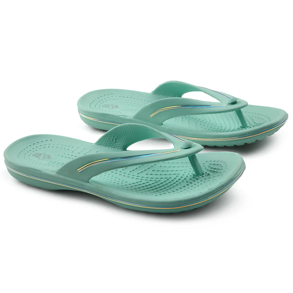 A-HA Sea Green Casual Slipper For Women MINY By Liberty - Image 5