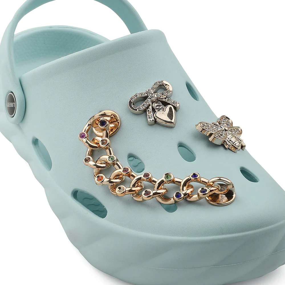 A-HA Sky Blue Slingback Clogs For Women BEACHWALKL By Liberty - Image 5