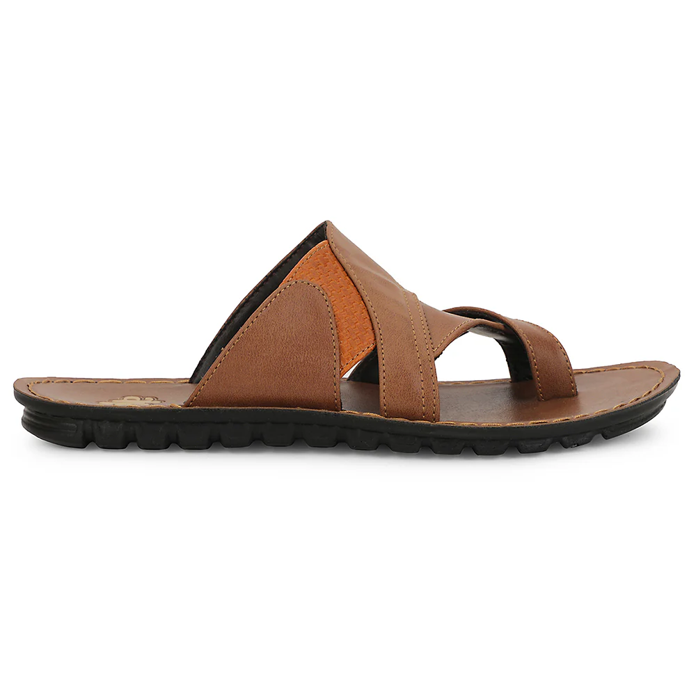 A-HA Tan Casual Slipper For Men 2137-50 By Liberty - Image 2