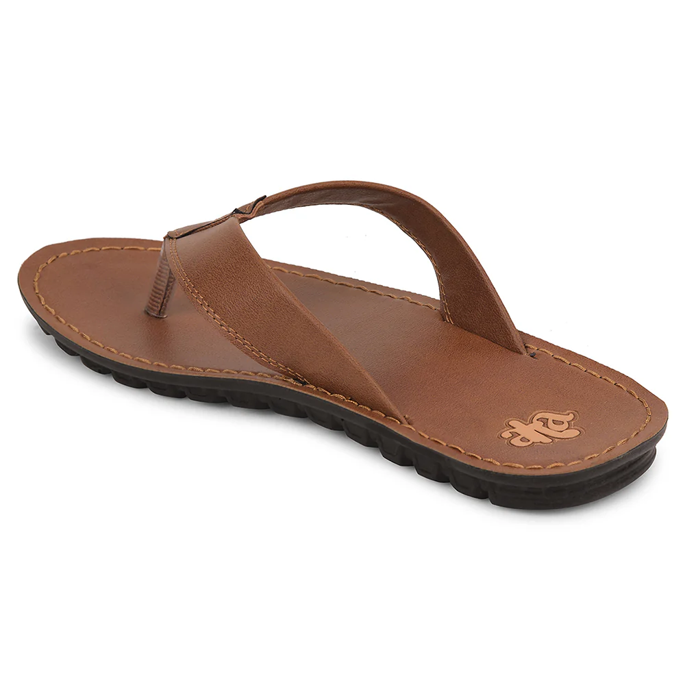 A-HA Tan Casual Slipper For Men 2137-51 By Liberty - Image 4