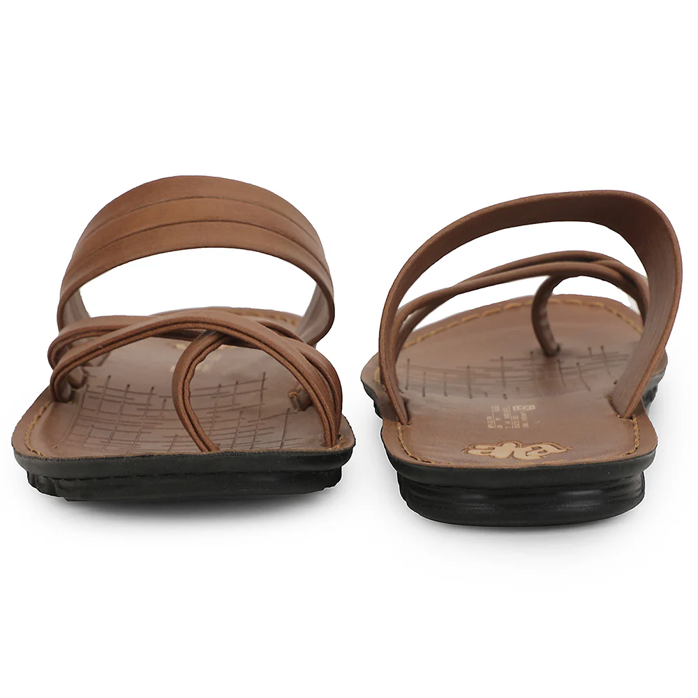 A-HA Tan Casual Slipper For Men MPU-52 By Liberty - Image 6
