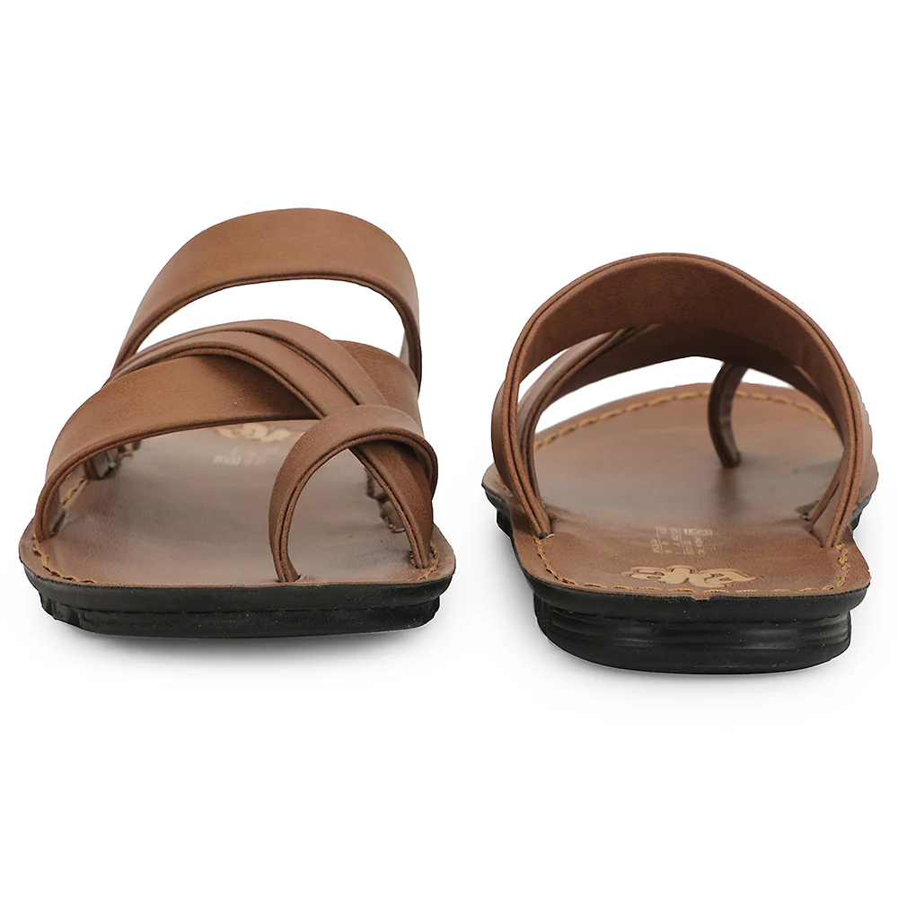 A-HA Tan Casual Slipper For Men MPU-56 By Liberty - Image 6