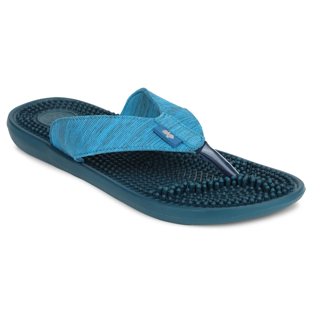 A-HA Teal Blue Casual Slipper For Men ACUPLUS-3M By Liberty