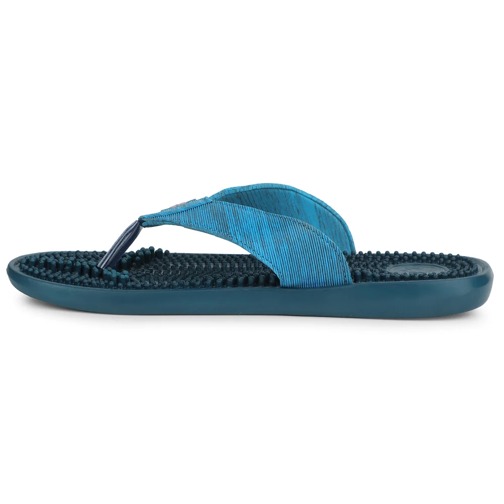 A-HA Teal Blue Casual Slipper For Men ACUPLUS-3M By Liberty - Image 3