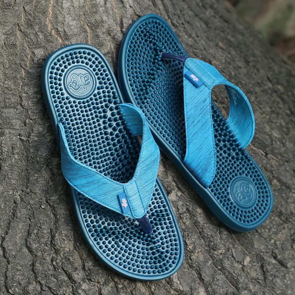 A-HA Teal Blue Casual Slipper For Men ACUPLUS-3M By Liberty - Image 4
