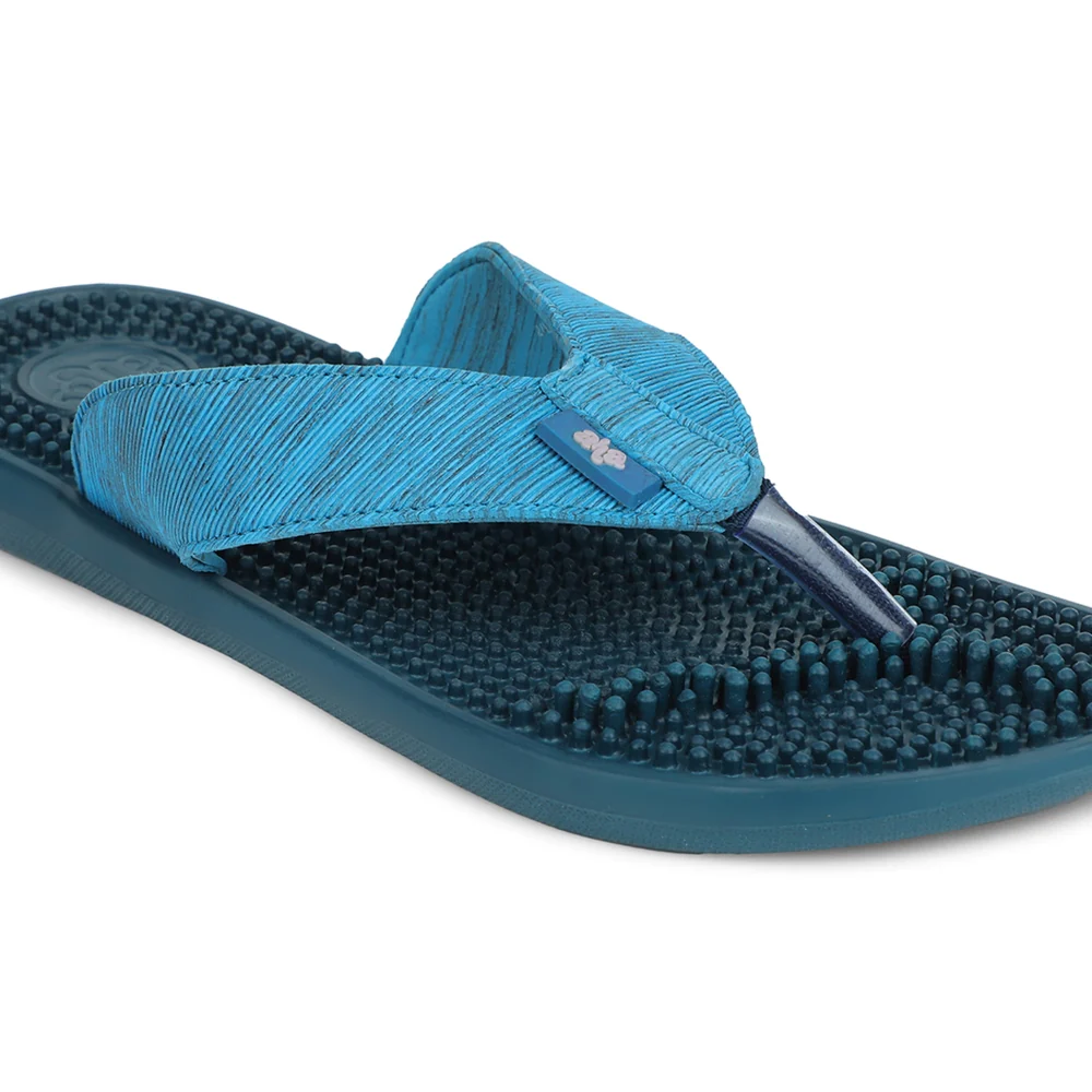 A-HA Teal Blue Casual Slipper For Men ACUPLUS-3M By Liberty - Image 5