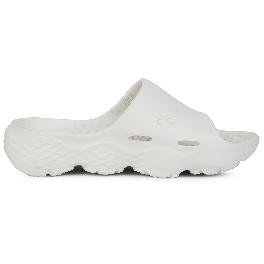 A-HA White Casual Slipper For Men SOFTWALK By Liberty - Image 2