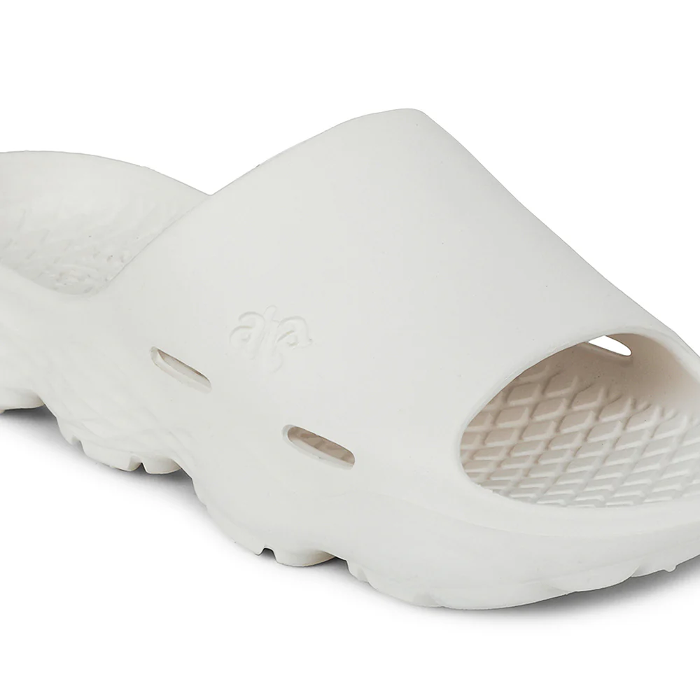 A-HA White Casual Slipper For Men SOFTWALK By Liberty - Image 5