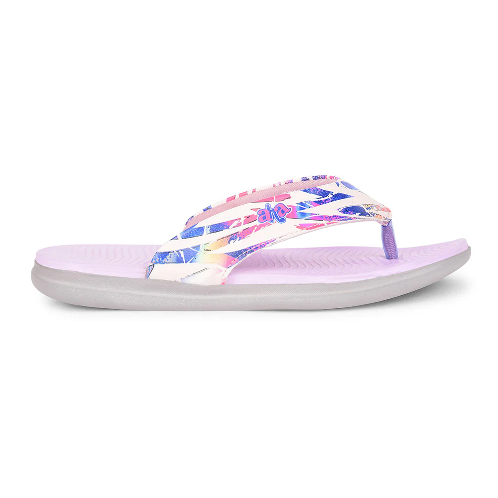 AHA Casual Purple Flip Flops For Women KIARA-6 By Liberty - Image 3