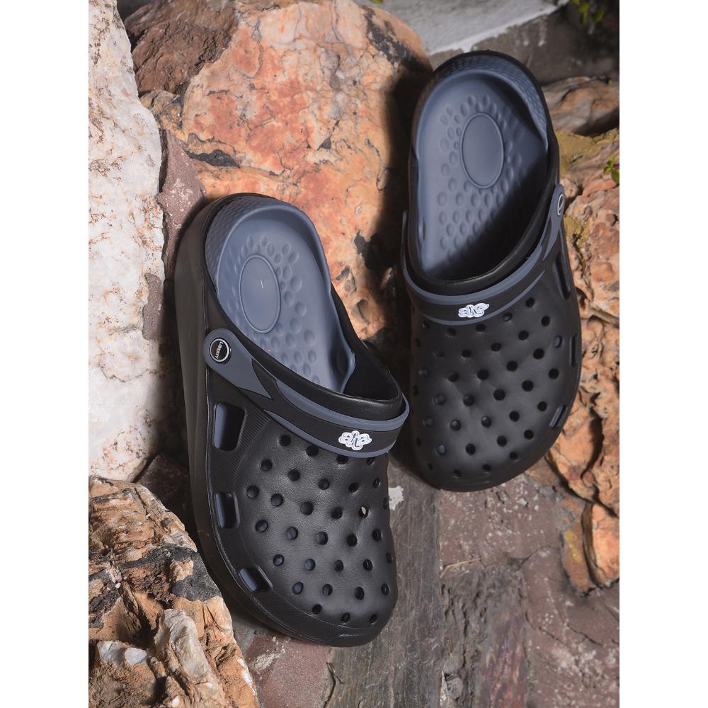 AHA By Liberty XT-800-1 Casual Clogs For Mens (Black) - Image 4