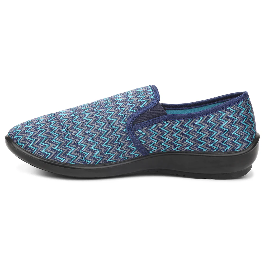 AHA Casual Non-Lacing Sky Blue Ballerina Shoes For Women SELINA-101 By Liberty - Image 3