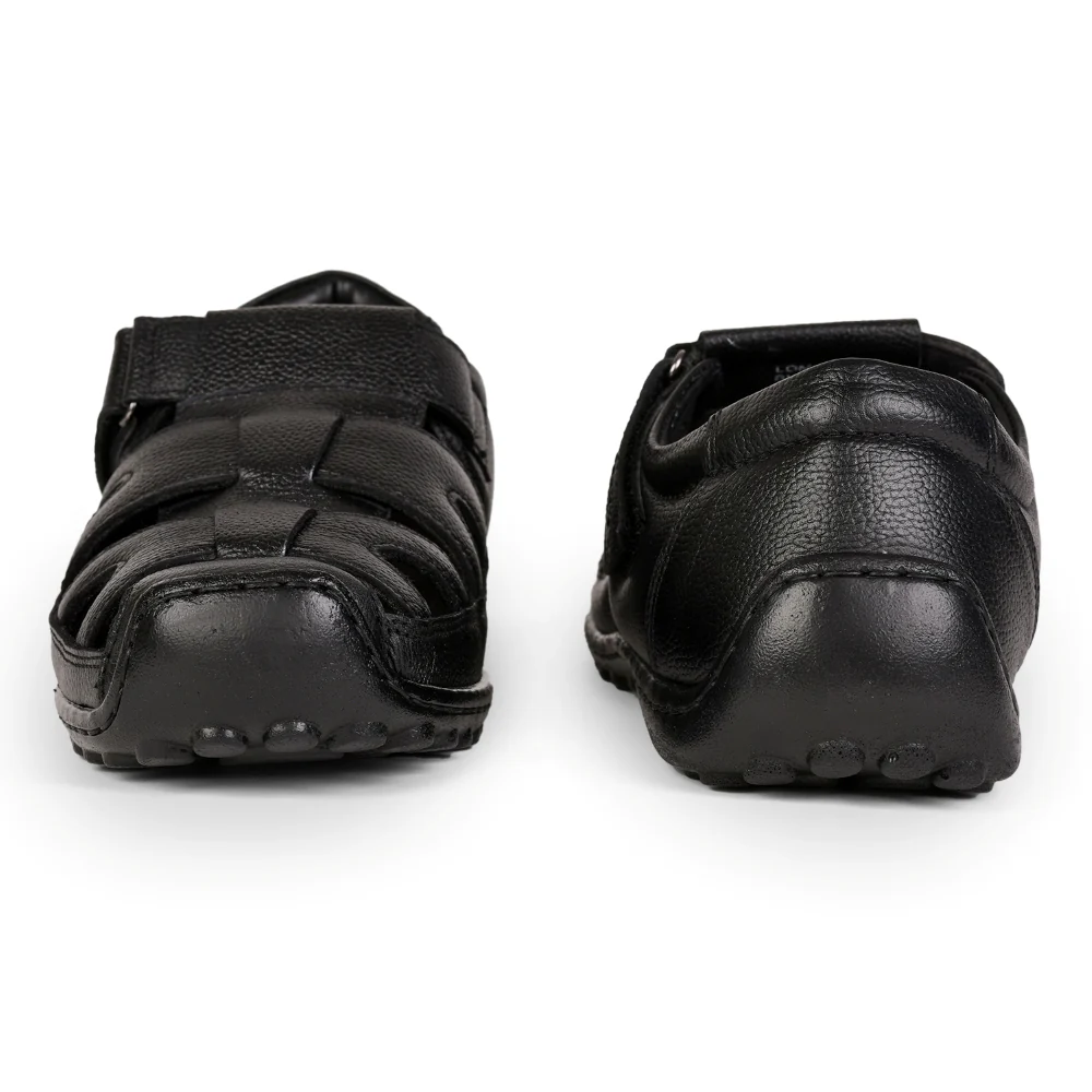 Coolers Black Casual Sandal For Men LOM-428 By Liberty - Image 6