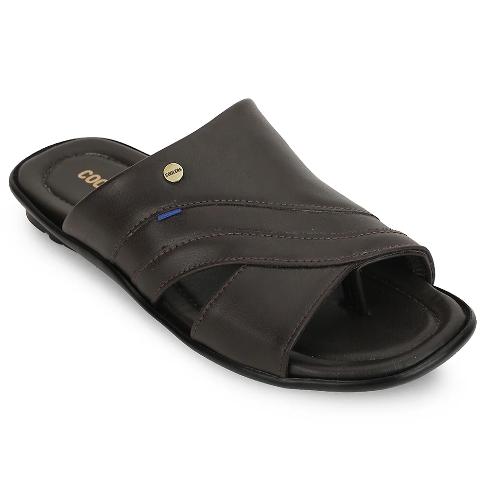 Coolers Brown Casual Flat Sandal For Men SENTOS-1 By Liberty