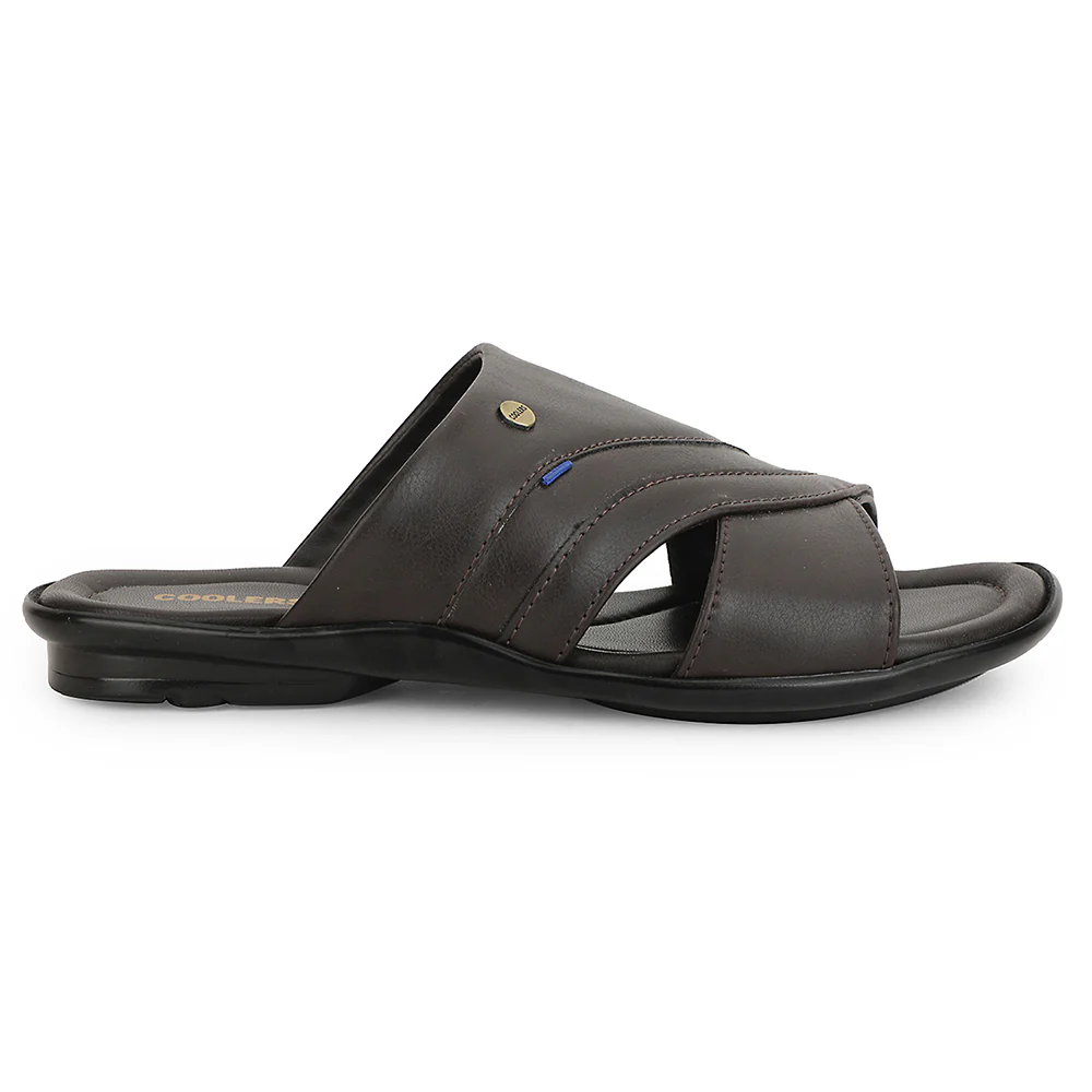Coolers Brown Casual Flat Sandal For Men SENTOS-1 By Liberty - Image 2