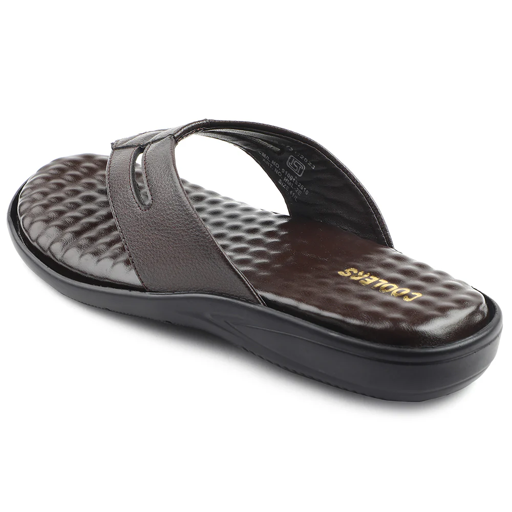 Coolers Brown Casual Slipper For Men HML-2E By Liberty - Image 2