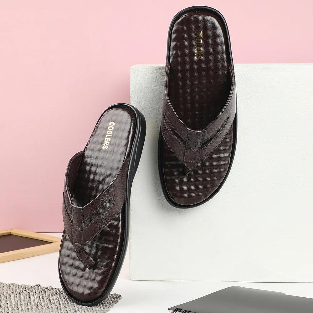 Coolers Brown Casual Slipper For Men HML-2E By Liberty - Image 3
