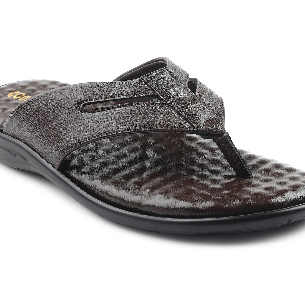 Coolers Brown Casual Slipper For Men HML-2E By Liberty - Image 4