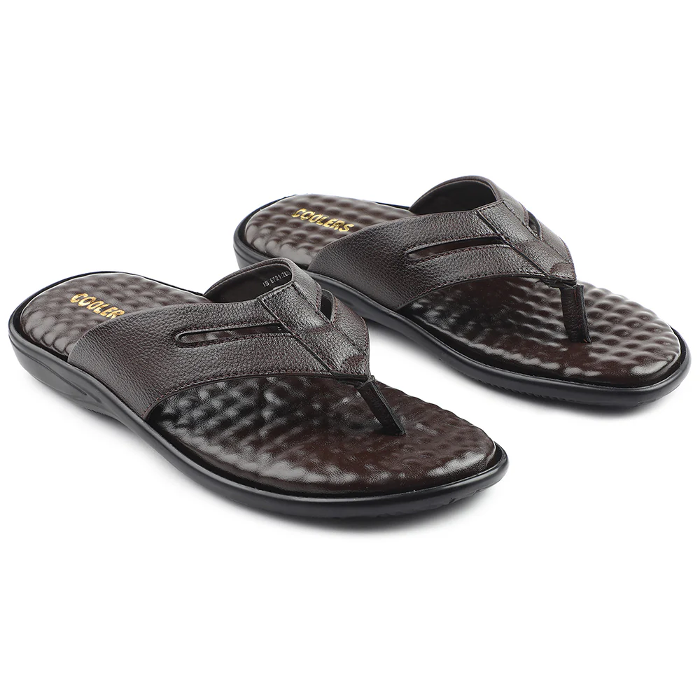 Coolers Brown Casual Slipper For Men HML-2E By Liberty - Image 5