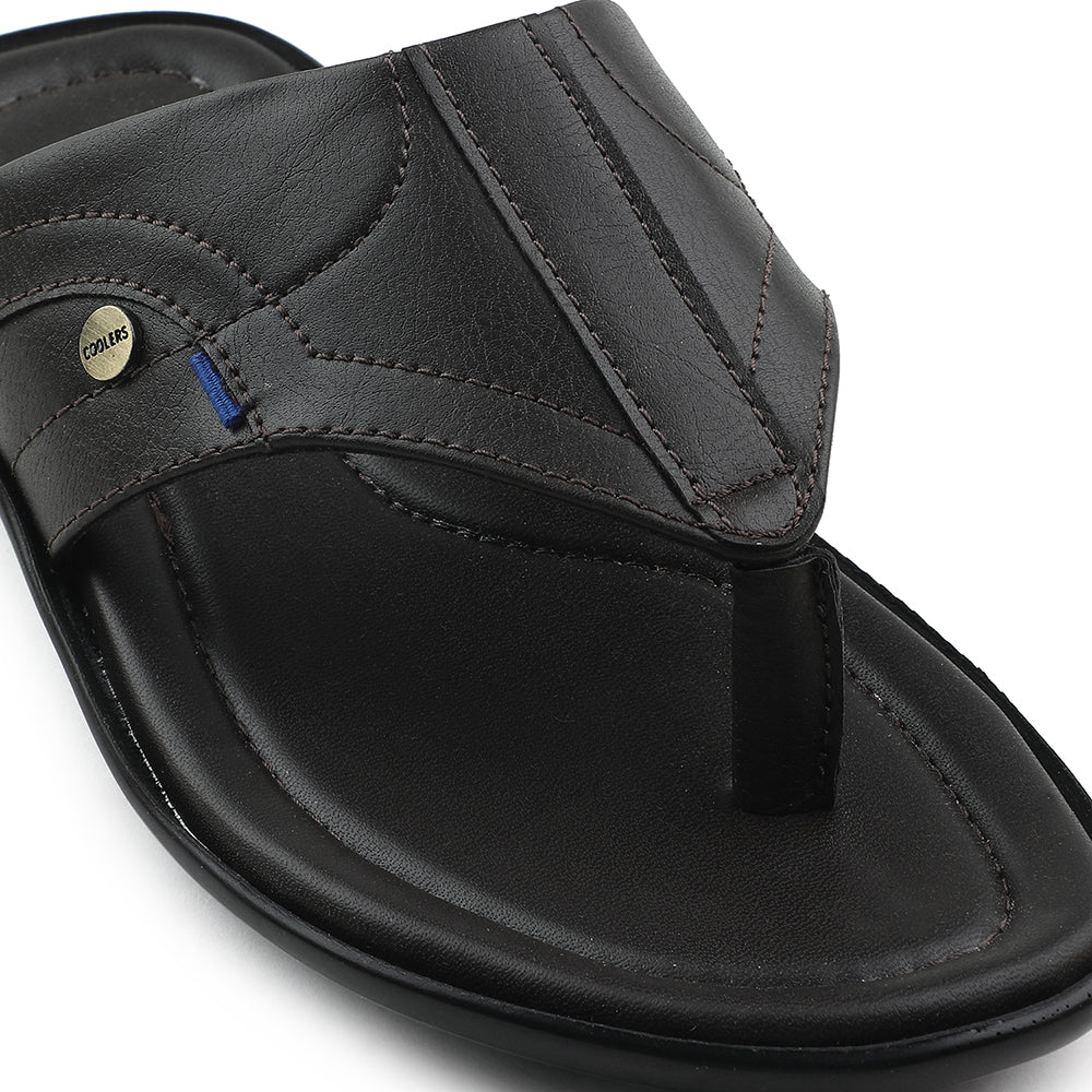 Coolers Brown Casual Slipper For Men LIGHTER-1 By Liberty - Image 5