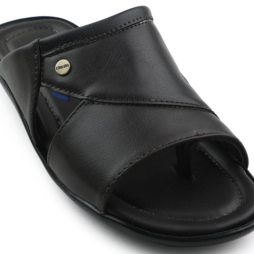 Coolers Brown Casual Slipper For Men LIGHTER-2 By Liberty - Image 5