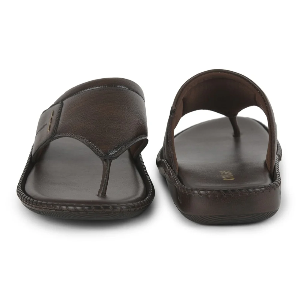 Coolers Brown Casual Slipper For Men VCL-26 By Liberty - Image 6