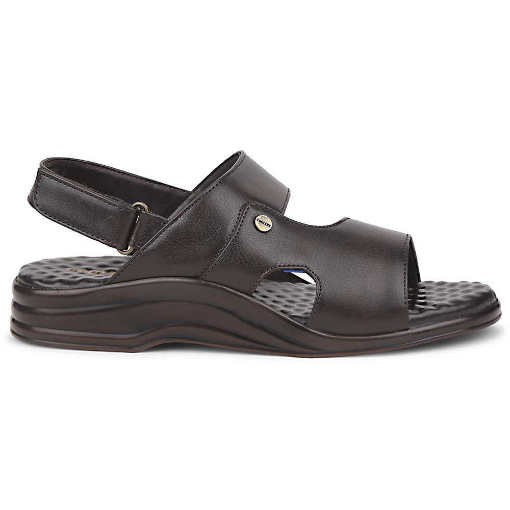 Coolers Brown Formal Sandal For Men 7123-140 By Liberty - Image 2