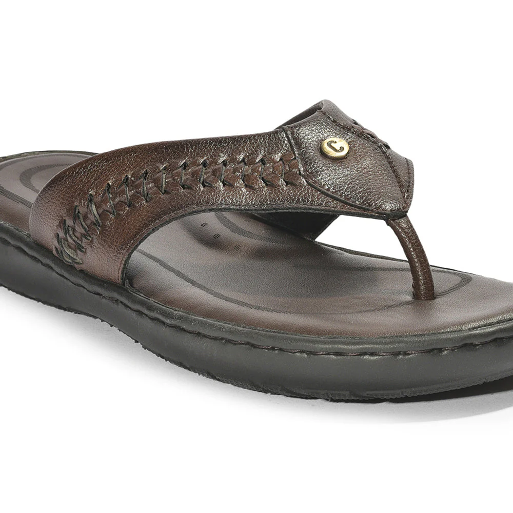 Coolers By Liberty LFL-11 Formal Brown Slippers & Flip-Flop For Men - Image 6