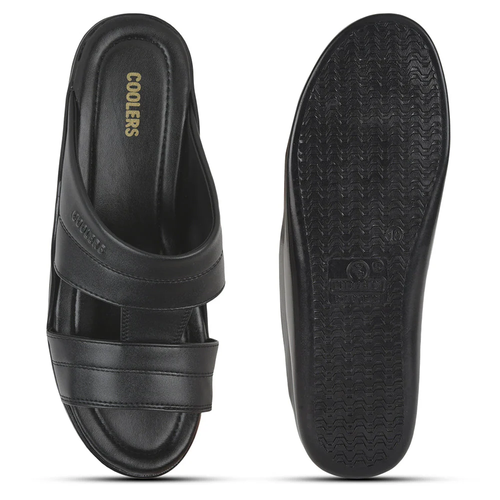 Coolers By Liberty Men 7193-500 Black Casual Slippers - Image 3
