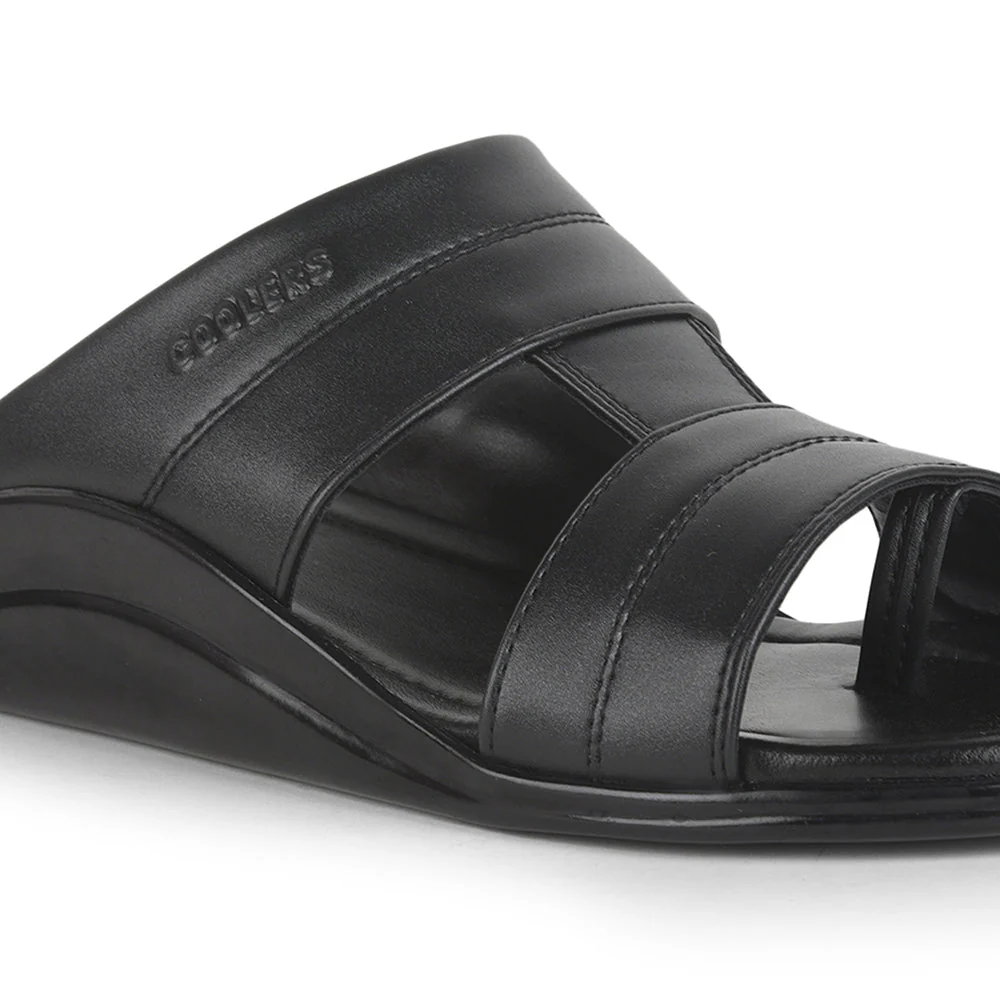 Coolers By Liberty Men 7193-500 Black Casual Slippers - Image 4