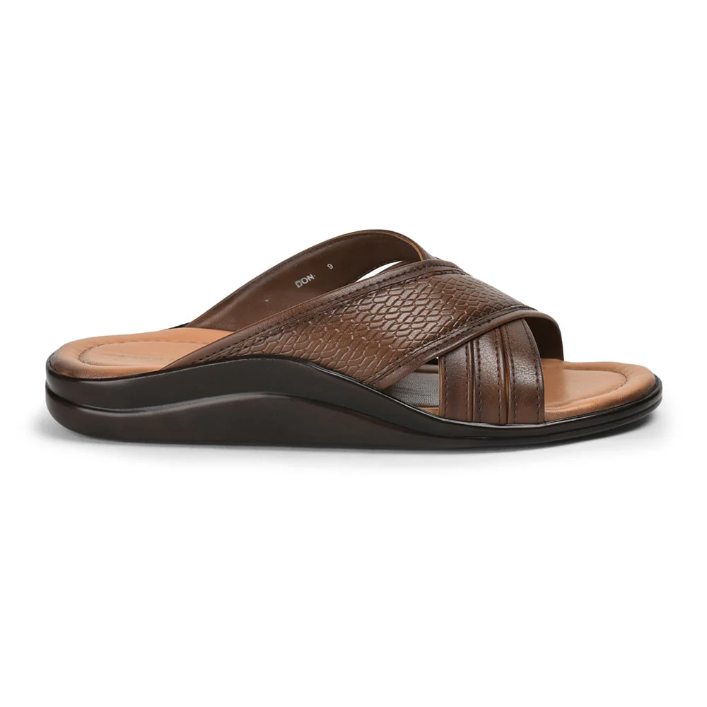Coolers By Liberty Men DON Tan Casual Slippers - Image 2