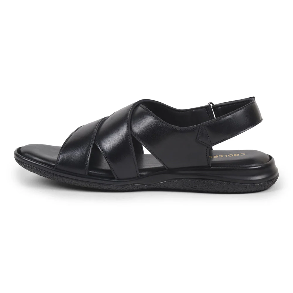 Coolers By Liberty Men VCL-35 Black Formal Sandal - Image 3