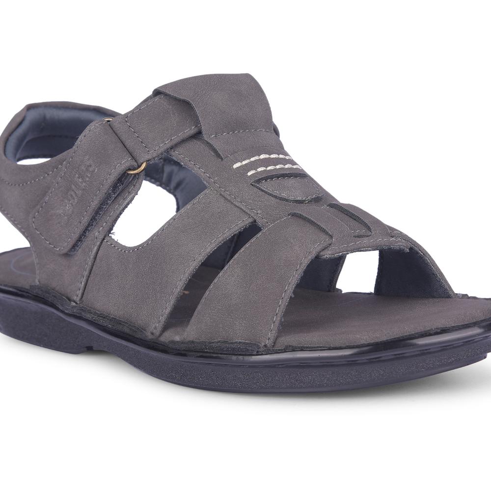 Coolers By Liberty Mens FLEXO Grey Casual Sandal - Image 5