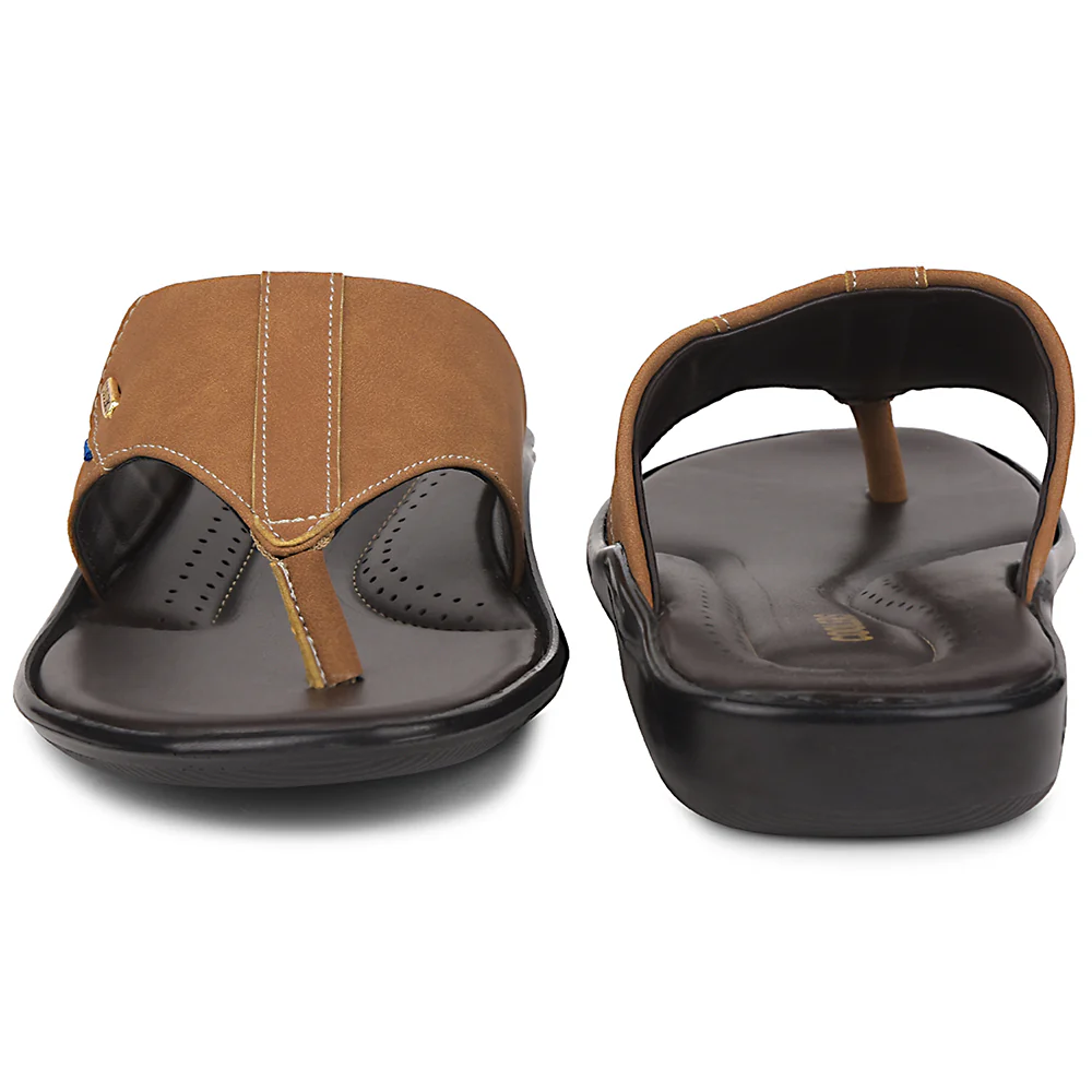 Coolers Camel Casual Slipper For Men COMFORT-3 By Liberty - Image 6