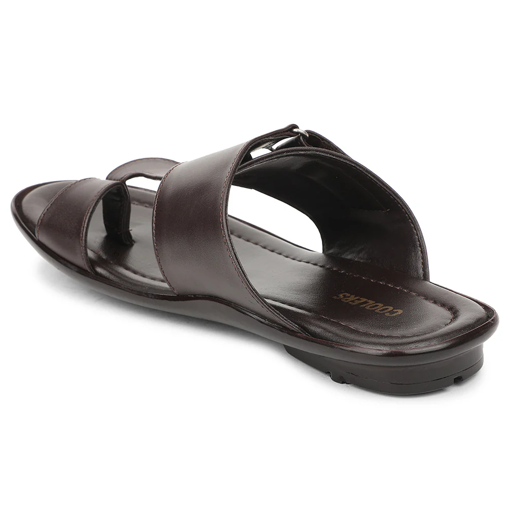 Coolers Casual Brown Slipper For Mens ORTIZ-30 By Liberty - Image 5