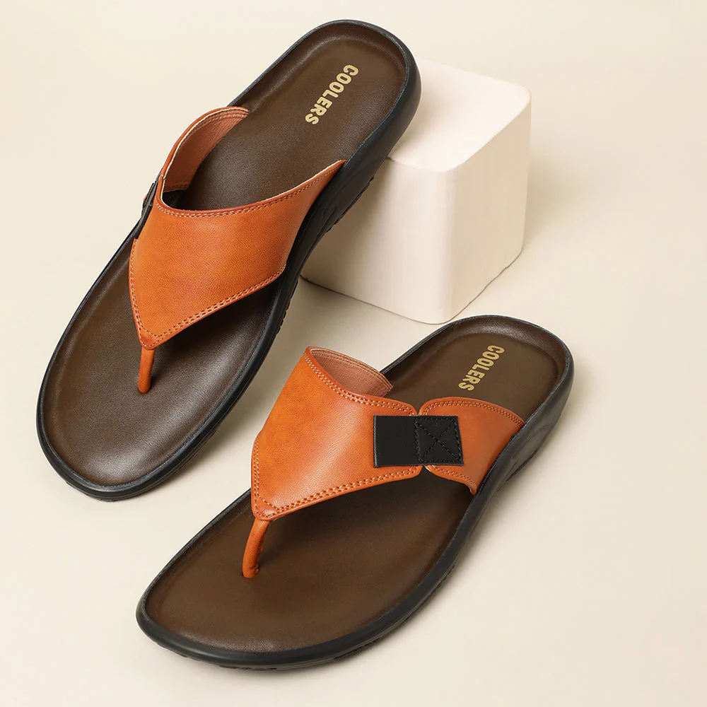 Coolers Casual (Tan) Slipper For Men LFL-03 By Liberty - Image 3