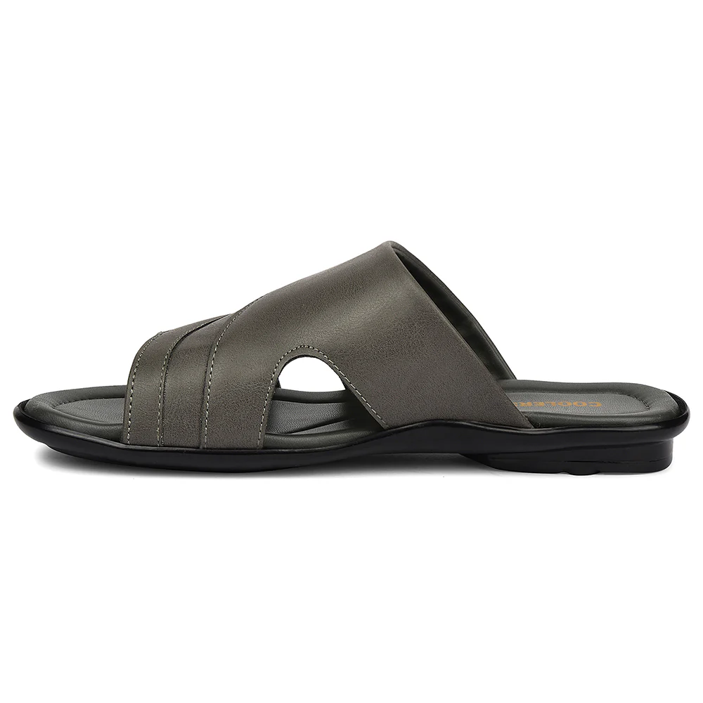 Coolers Grey Casual Flat Sandal For Men SENTOS-1 By Liberty - Image 3
