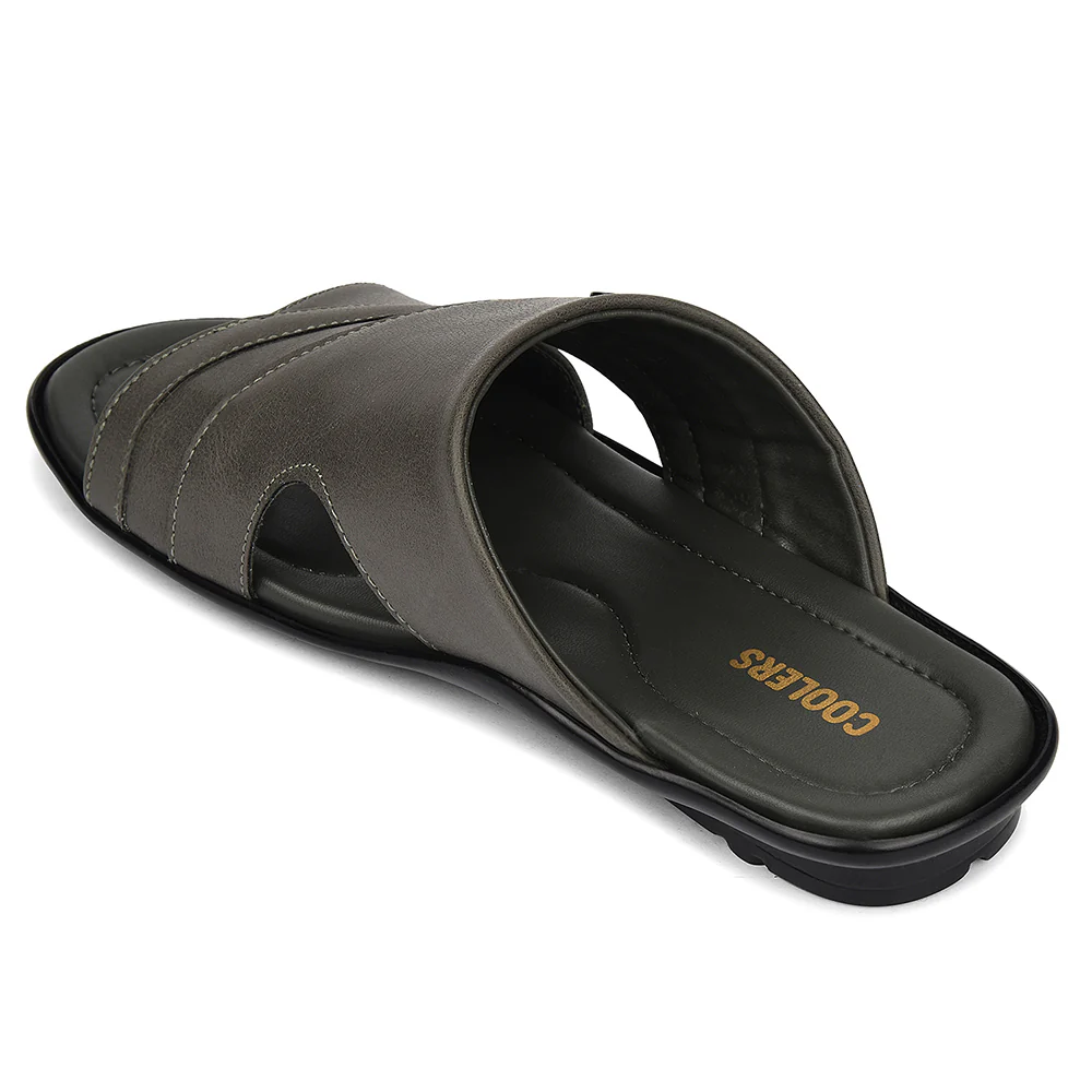 Coolers Grey Casual Flat Sandal For Men SENTOS-1 By Liberty - Image 5
