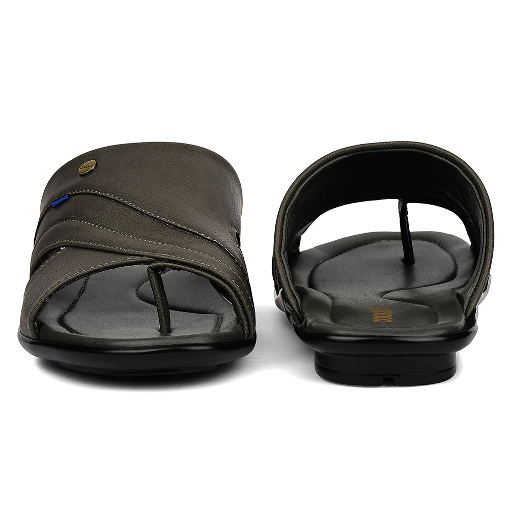 Coolers Grey Casual Flat Sandal For Men SENTOS-1 By Liberty - Image 6