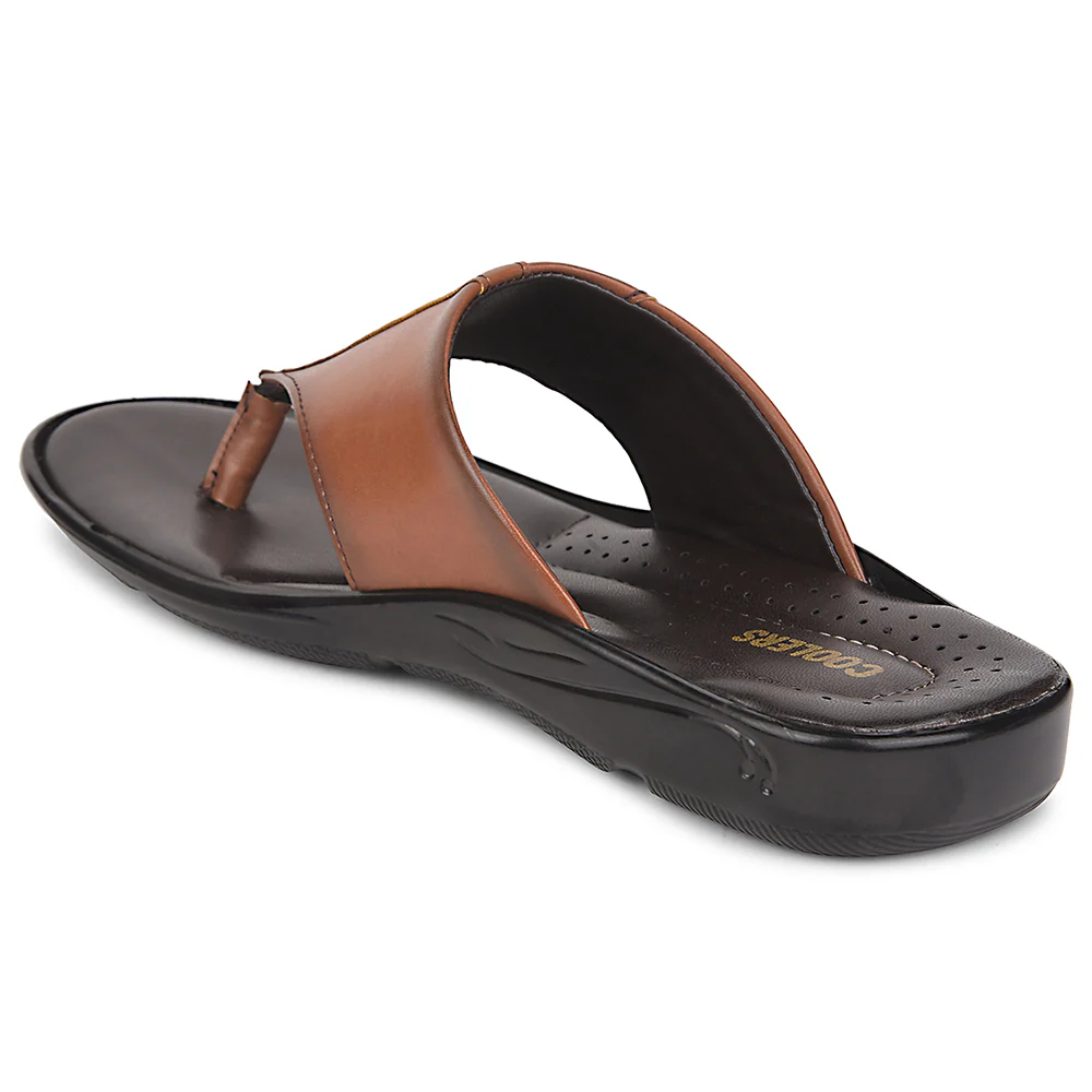 Coolers Tan Casual Slipper For Men COMFORT-3 By Liberty - Image 4