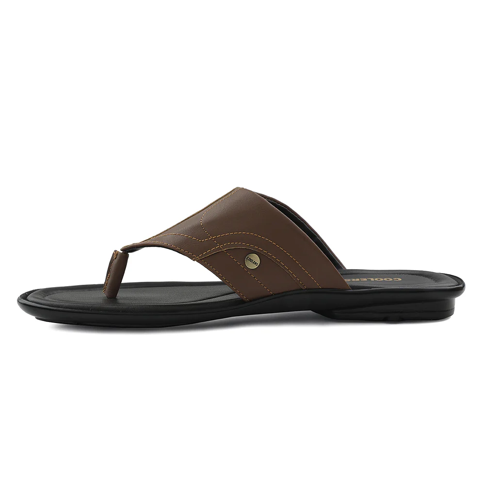 Coolers Tan Casual Slipper For Men LIGHTER-1 By Liberty - Image 3