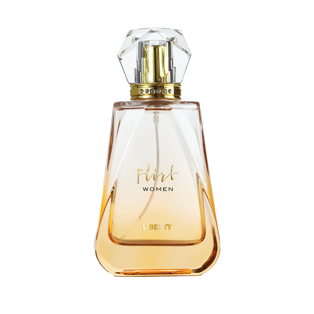 Liberty Luxury Flirt Perfume for Women (100ml/3.4Oz), Eau de Toilette (EDT), Crafted in France, Long Lasting Smell, Floral & Oriental notes