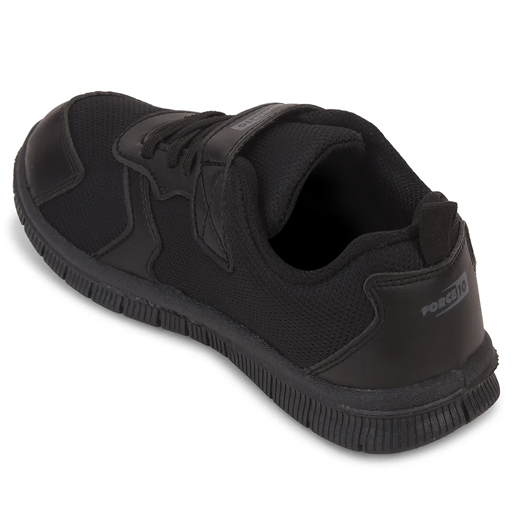 Force 10 Black Non-Lacing Uniform School Shoes For Kids TIGER By Liberty - Image 6