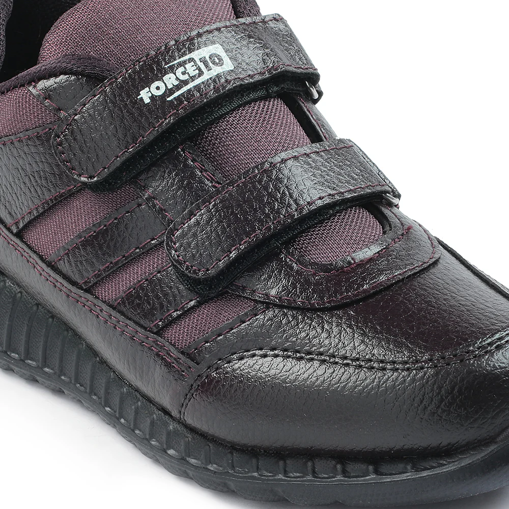 Force 10 Brown Non Lacing Uniform School Shoes For Kids ELECTRA-V By Liberty - Image 7