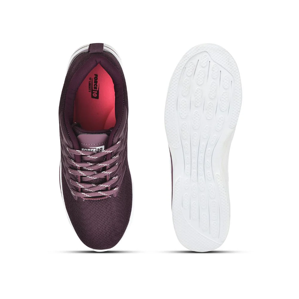 Force 10 Lacing Purple Casual Shoes For Women CEINA By Liberty - Image 5