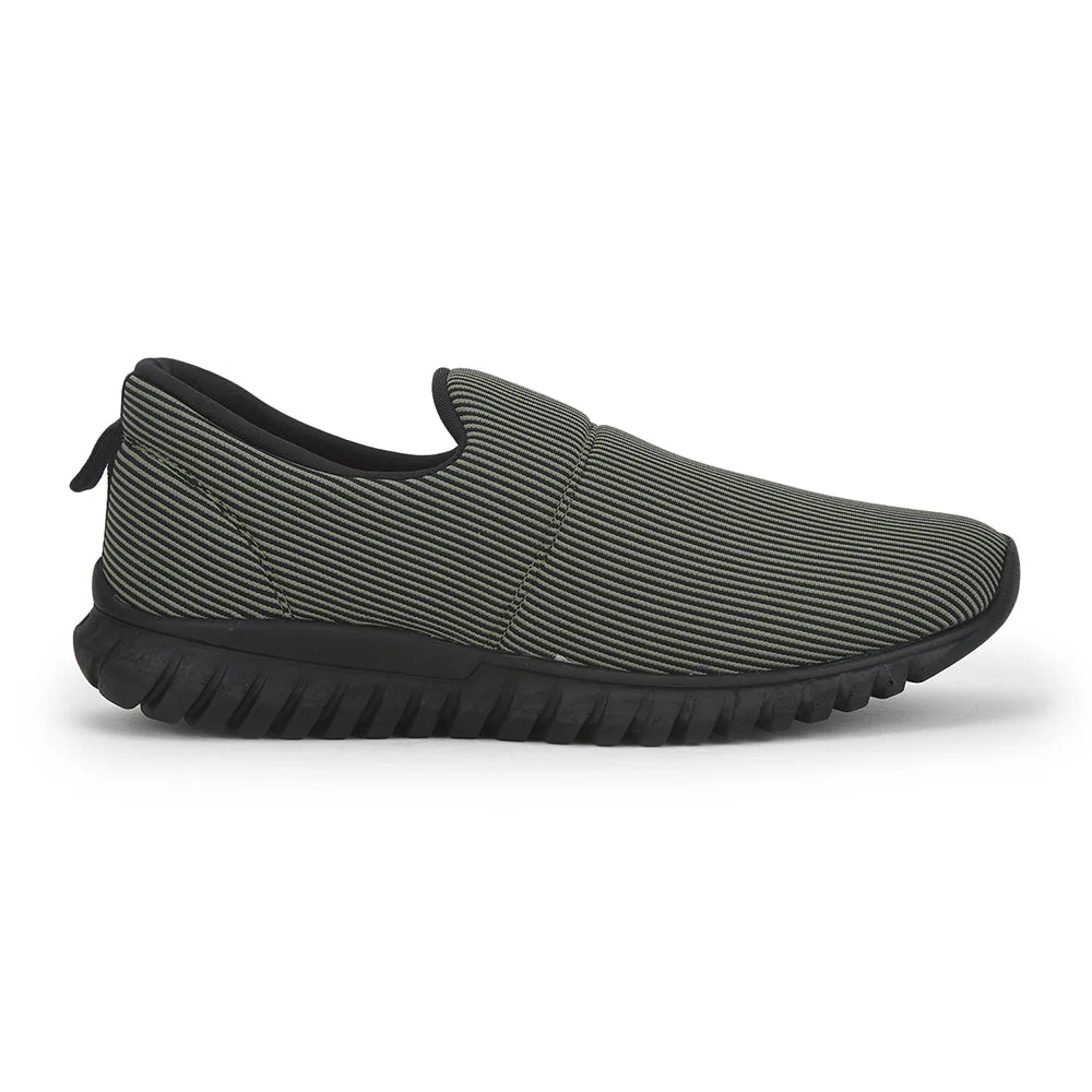 Force 10 Casual Non Lacing Shoe For Men (Olgreen) MONTES-28 By Liberty - Image 2